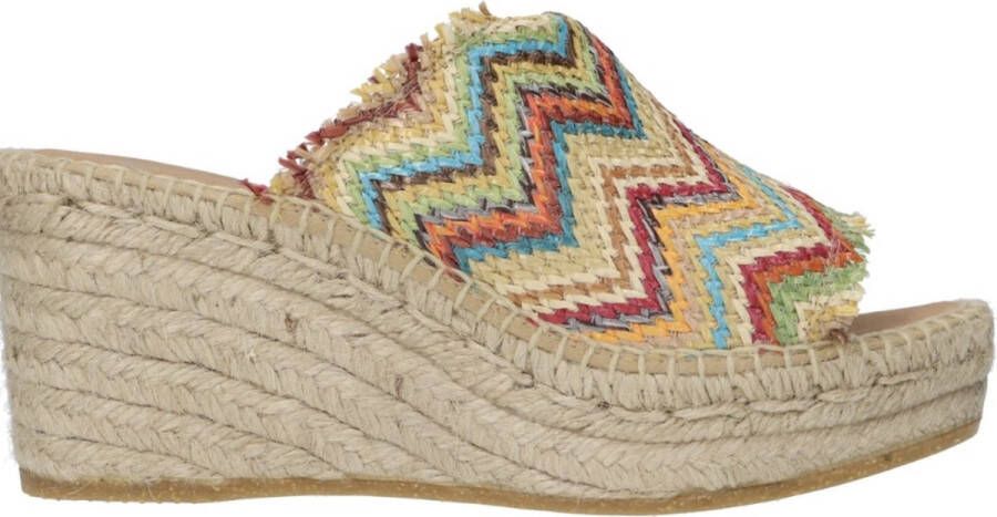 Kanna espadrilles Etnia multi muil op sleehak