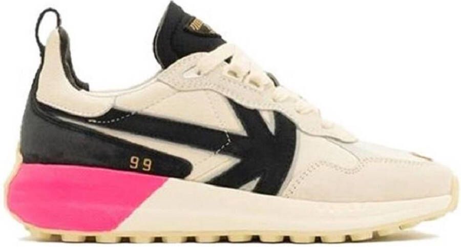 Kaotiko DETROIT 99 Volwassenen Lage sneakersDames sneakers Wit beige