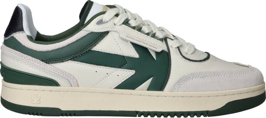 Kaotiko Boston Piping Sneakers Laag Wit