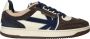 Kaotiko BOSTON PIPING SUEDE NAVY Lage sneakersHeren sneakersVrije tijdsschoenen Blauw - Thumbnail 1