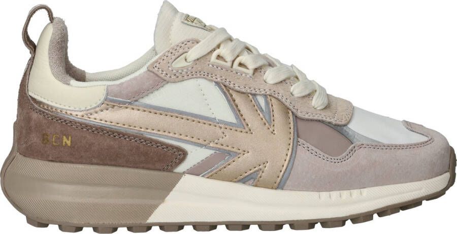 Kaotiko DETROIT GOLD WHITE-GOLD Lage sneakersDames sneakers Wit beige - Foto 1