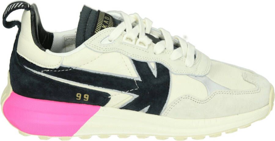 Kaotiko DETROIT 99 Volwassenen Lage sneakersDames sneakers Wit beige - Foto 2