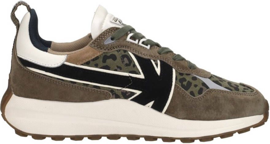Kaotiko Lage Sneakers AR002-02 Detroit Glam Khaki