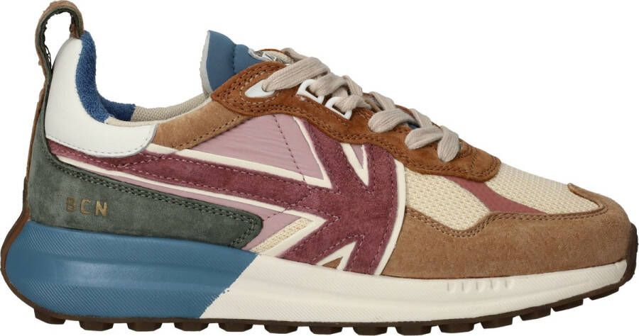 Kaotiko Detroit Wood Multicolor Sneakers Vrouwen