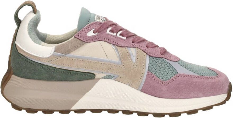 Kaotiko Detroit Sneakers Laag Roze