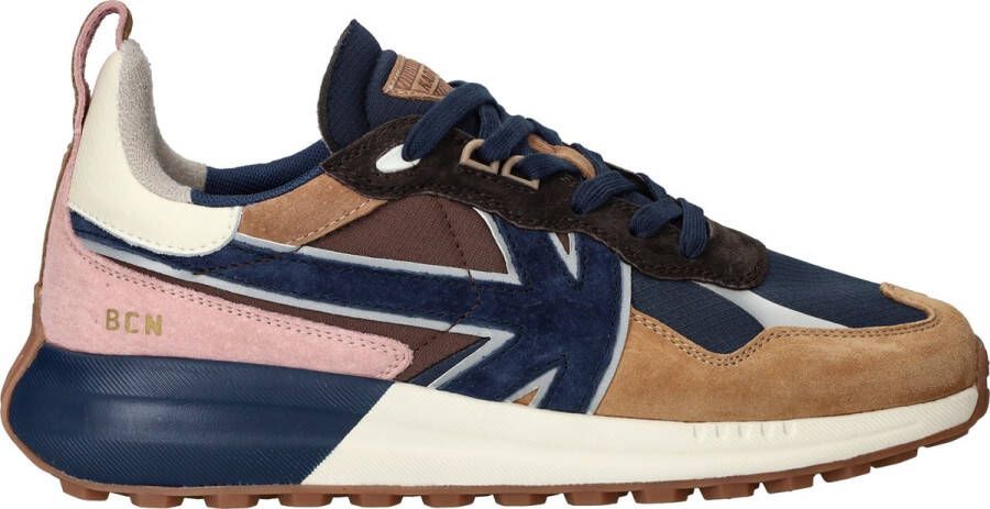Kaotiko Vancouver Earth Man Sneakers Leren Sneaker Heren Bruin