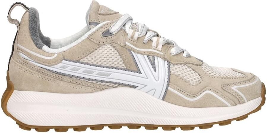 Kaotiko Detroit Tech Sneakers Laag Beige