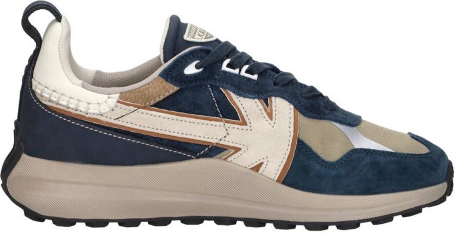 Kaotiko Vancoouver Artisan Sneakers Laag blauw