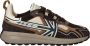 Kaotiko Vancouver Tech Sneakers Heren Leren Sneaker Bruin - Thumbnail 1