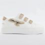 Kaporal Witte en Gouden Platform Sneakers - Thumbnail 1