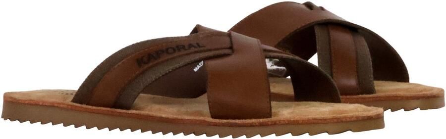 KAPORAL Janel Leren Platte Muiltjes