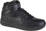 Kappa Bash Mid Fur 242799-1111 Unisex Zwart Sneakers - Thumbnail 7