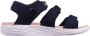 Kappa Damen Sandale dreifach verstellbar 243130 Navy Rosé - Thumbnail 1