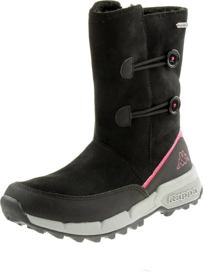Kappa dames kinder enkellaarsjes winterschoenen laarzen 260901T zwart roze