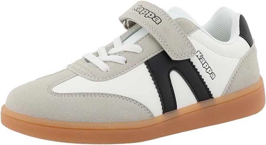 Kappa Indoor Kinder Sneaker Schoenen wit-zwart 95K0453002