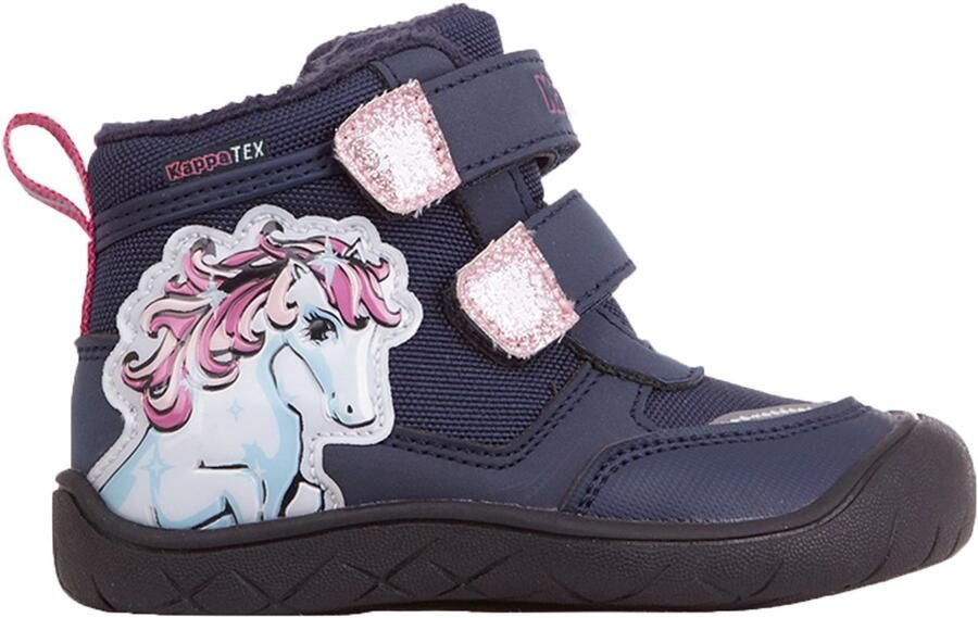 Kappa Schoenen Kinderen Flake Tex Donkerblauw-Roze 280021M
