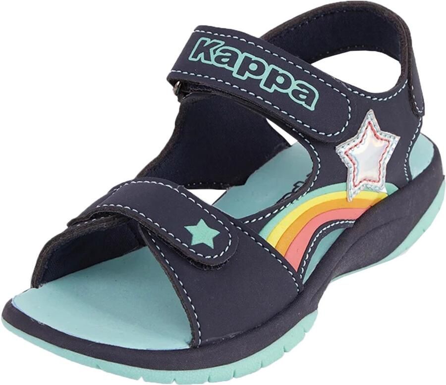 Kappa Sandalen Kinderen Pelangi G Donkerblauw-Mintgroen 261042K