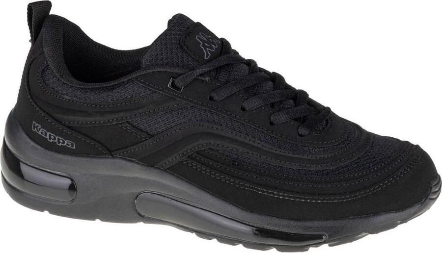 Kappa Squince 242842 1111 Mannen Zwart Sneakers Sportschoenen