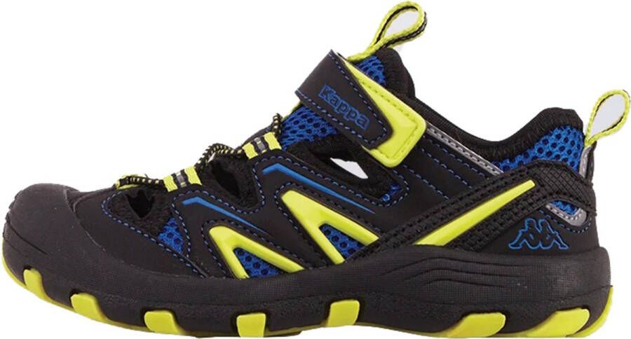 Kappa kindersandaal zomerschoenen schoenen 260682K 1133 Zwart Lime