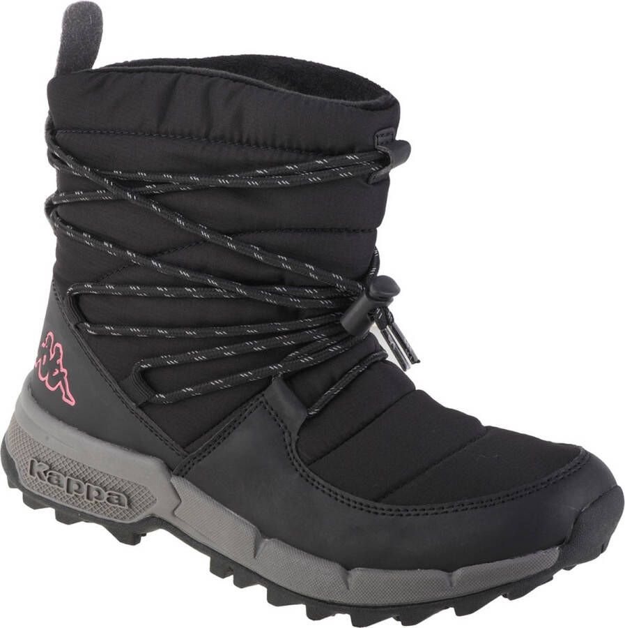 Kappa dames enkellaarzen winterschoenen laarzen 243239 zwart roze