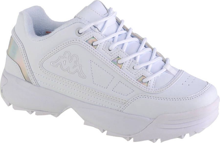 Kappa Rave 242681GC-1010 Vrouwen Wit Sneakers