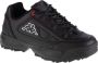 Kappa Rave NC 242782-1111 Vrouwen Zwart Sneakers - Thumbnail 1