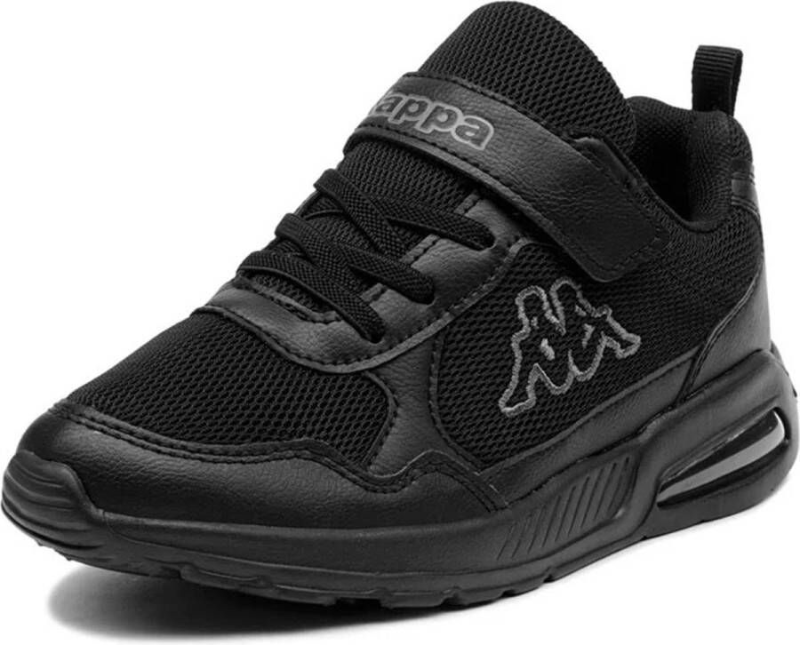 Kappa TURPIN kindersneakers 261099K 1116 zwart grijs