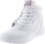 Kappa unisex hoge sneaker schoenen stijlcode 242779 1010 wit - Thumbnail 1