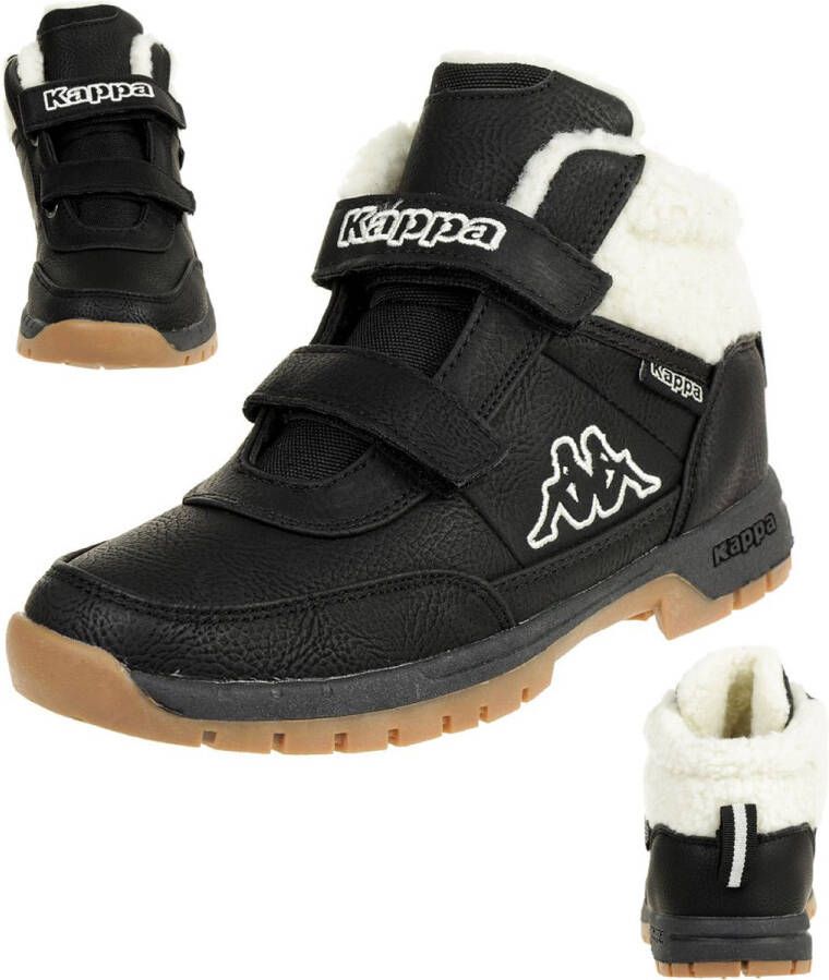 Kappa unisex kinderlaarzen gevoerd zwart 260329K