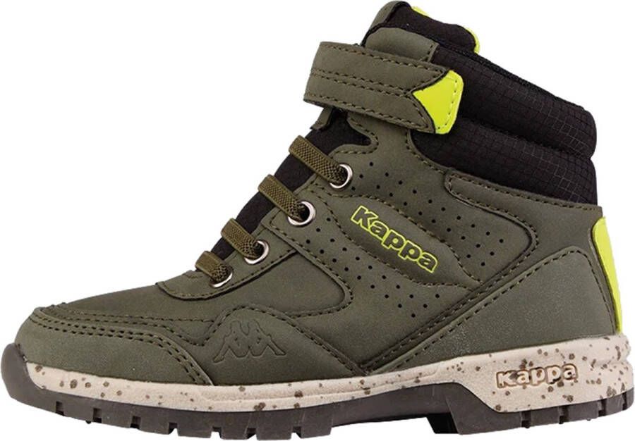 Kappa unisex kindersneaker hoog stijlcode 260732K 3133 groen
