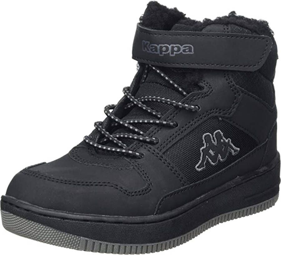 Kappa unisex kindersneakers winterschoenen gevoerd stijlcode 260991K 1111 zwart