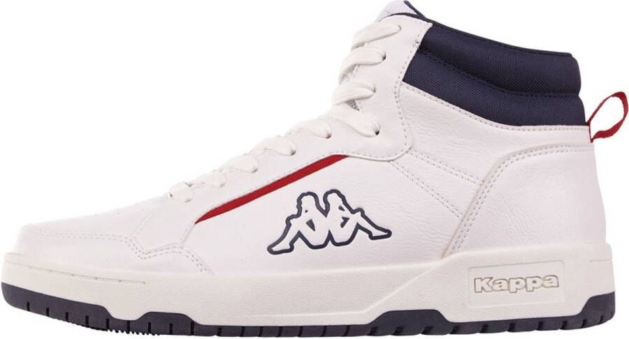 Kappa Unisex Mid Cut Sneaker 243317 White Navy