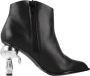 Karl Lagerfeld HEEL SHORT ZIP BOOT Zwart - Thumbnail 1