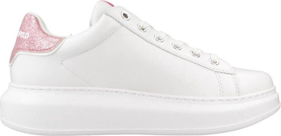 Karl Lagerfeld K Ikonik Kapri Sneakers Vetersluiting Effen Patroon White Dames