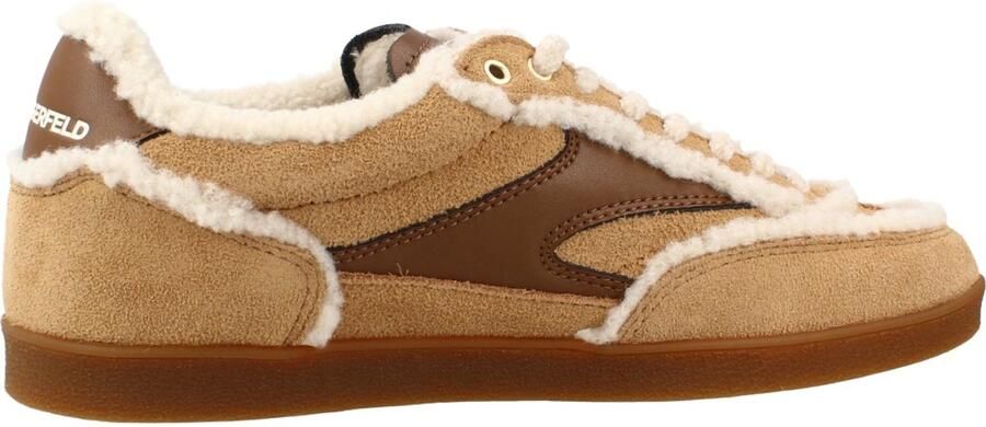 Karl Lagerfeld Sneakers laag 'Kandidate' crème bruin karamel wit