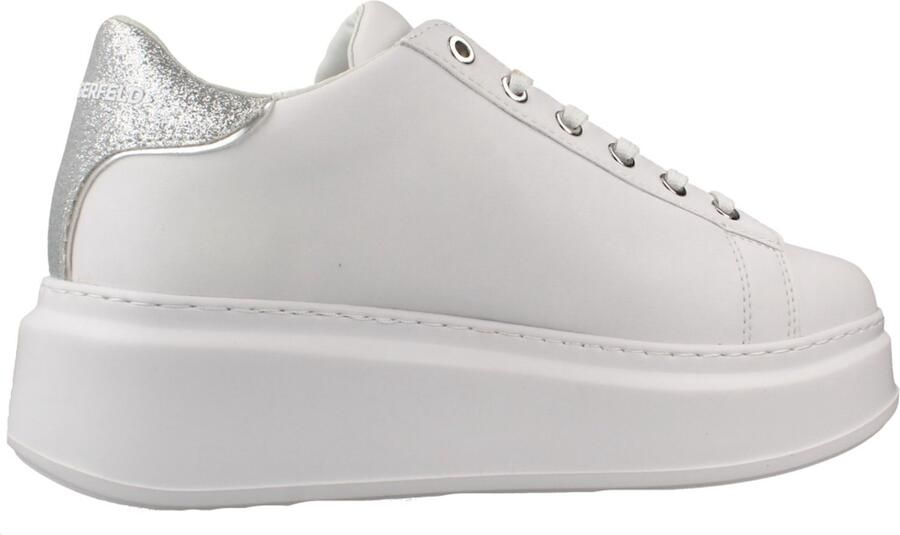 Karl Lagerfeld Sneakers laag 'Anakapri' zilver wit