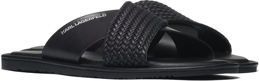 Karl Lagerfeld Klapper KASTOR IV Kross Strap Sandal KL7021 Unisex
