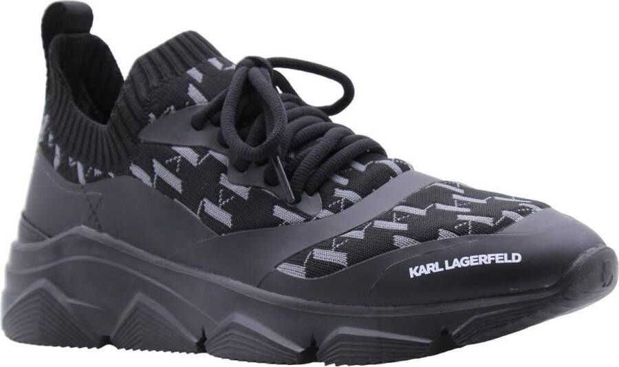 Karl Lagerfeld 's shoes leather trainers sneakers Kapri Plexikonic Zwart
