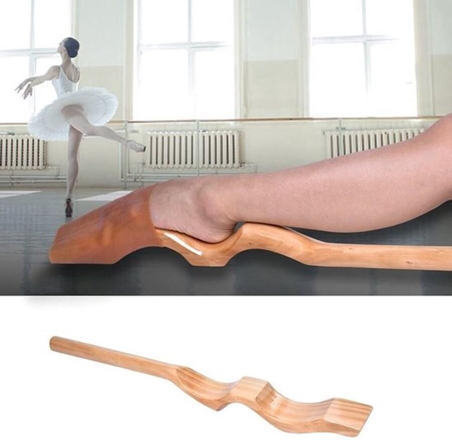 Karzo Ballet-voet op canvas houten frame dansende voeten stretch Arch Enhancer brancard met elastische band voor ballet dansers