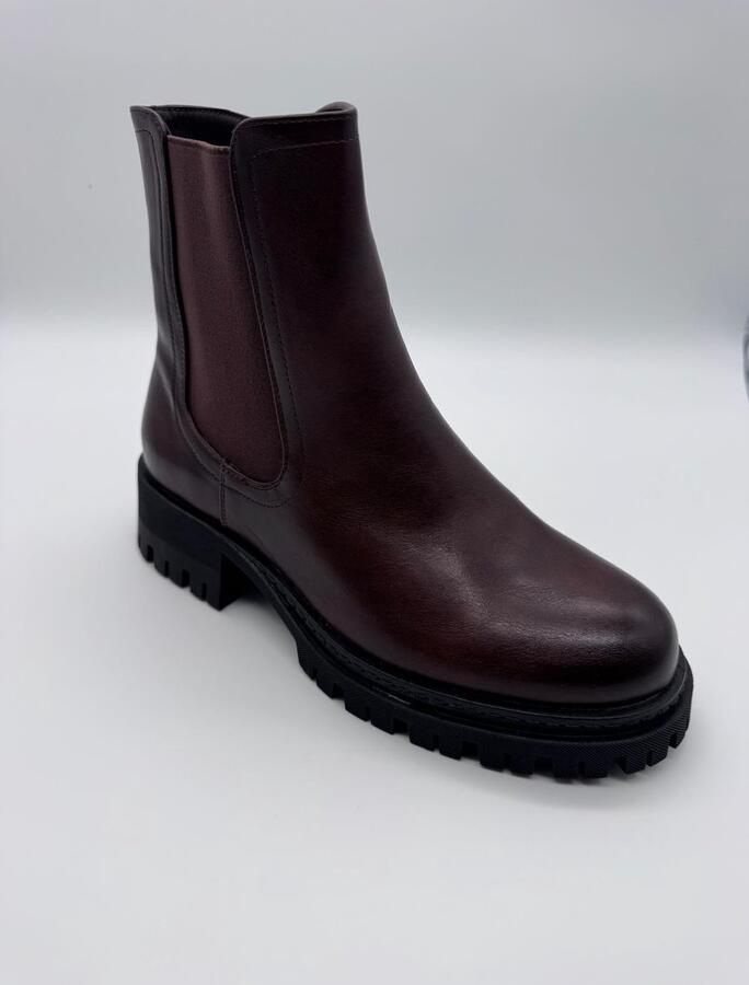 Kayla shoes Kayla Enkellaarzen Bruin Leer