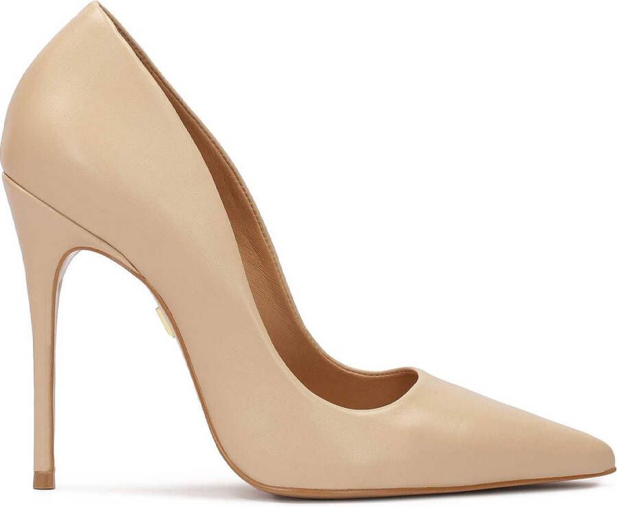 Kazar Beige classic leather pumps