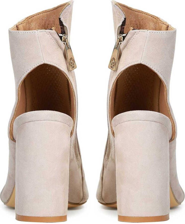 Kazar Beige dameslaarzen met spitse neus - Foto 2