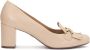 Kazar Beige stiletto pumps met kwastjes en een ketting - Thumbnail 1