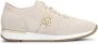 Kazar Dames beige suède sneakers versierd met een monogram Beige Dames - Thumbnail 1
