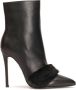 Kazar Black boots with fur strap - Thumbnail 1