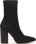 Kazar Zwarte laarzen met strass-geaccentueerde hak Black Dames - Thumbnail 1
