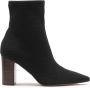 Kazar Zwarte laarzen met slip-on elastisch bovendeel Black Dames - Thumbnail 1