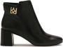 Kazar Zwarte laarzen met brede hakken Black Dames - Thumbnail 1
