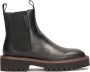 Kazar Black chelsea boots with brown piping on the sole - Thumbnail 1
