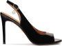 Kazar Czarne lakierowane sandały z zabudowaną cholewką|77394-L0-00|37 - Thumbnail 1